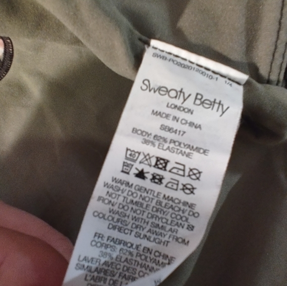 Sweaty Betty Power Frame Racer Back Floral Sports Bra XS - Picture 7 of 14